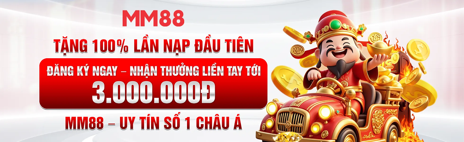 MM88 đăng ký ngay nhận thưởng lên tới 3 triệu đồng