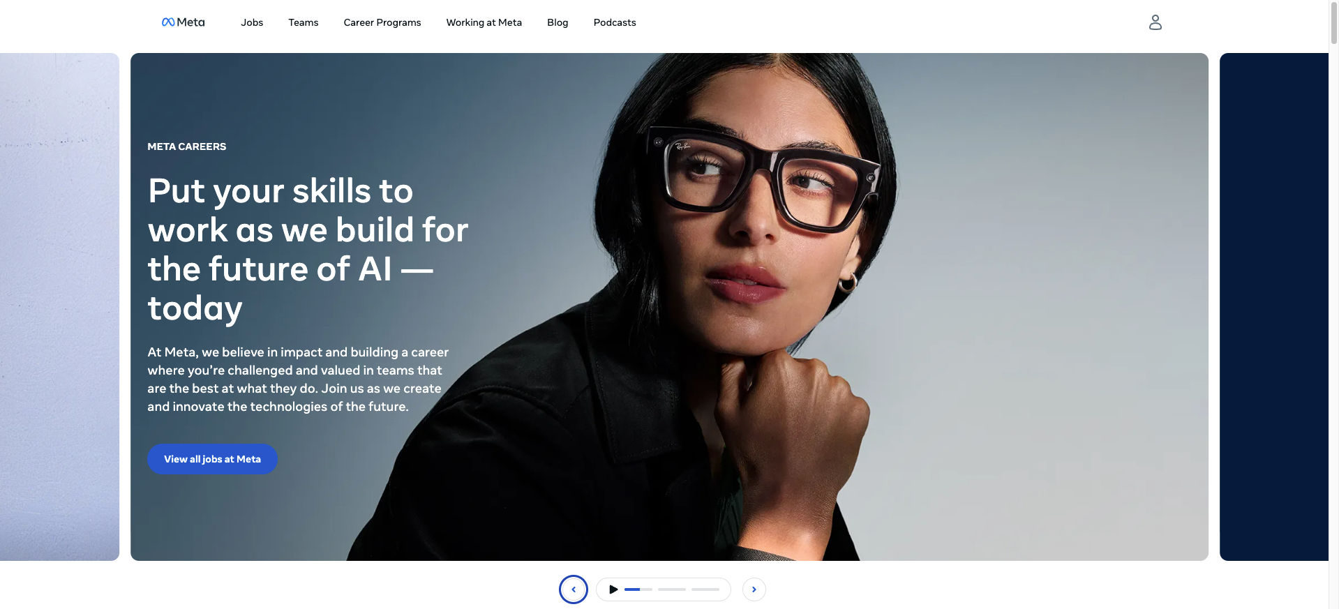 Meta Careers Page