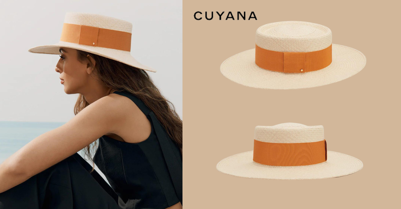 Cuyana straw bolero hat