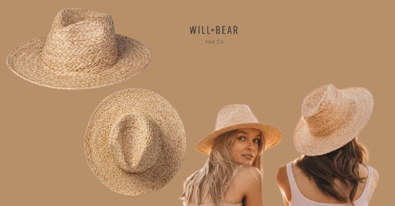 Will & Bear River Sand Straw Hats