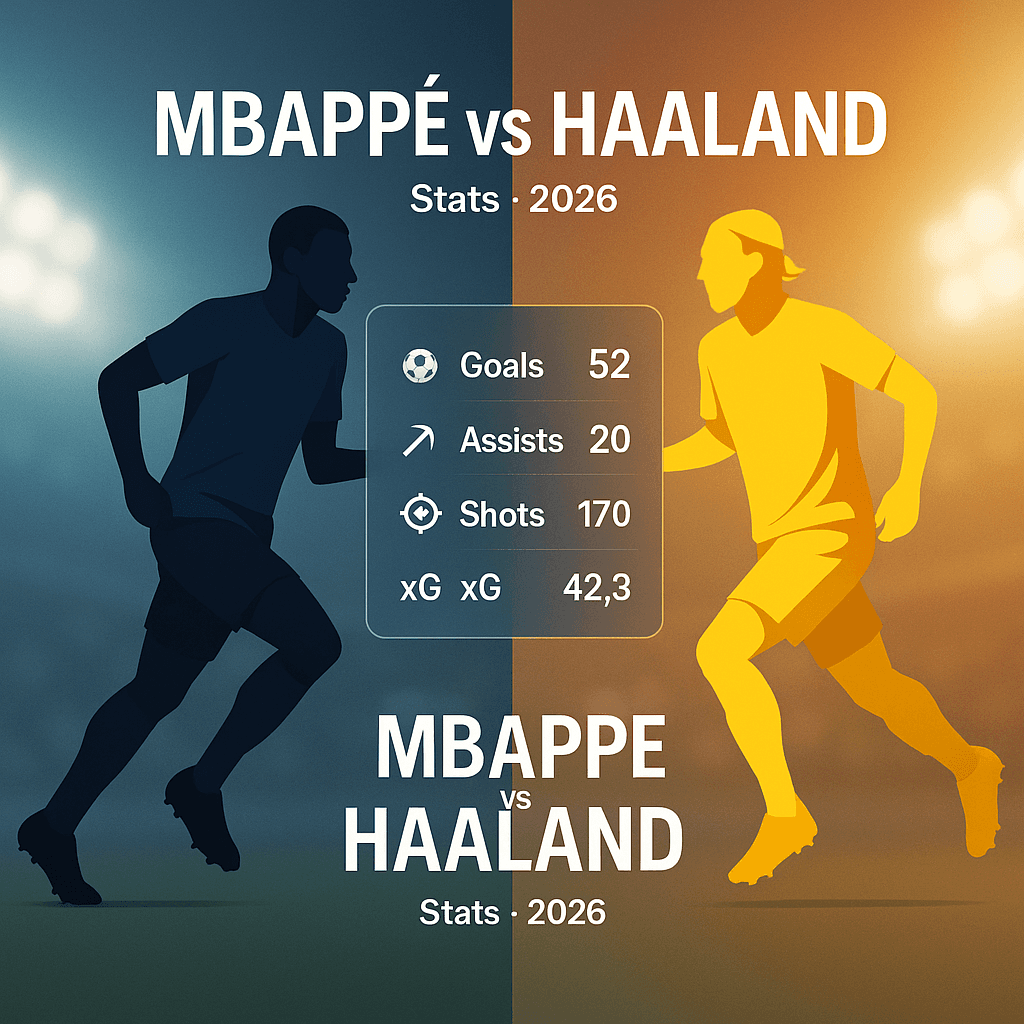 Mbappé vs Haaland Stats Comparison 2026 – Who Is Better?