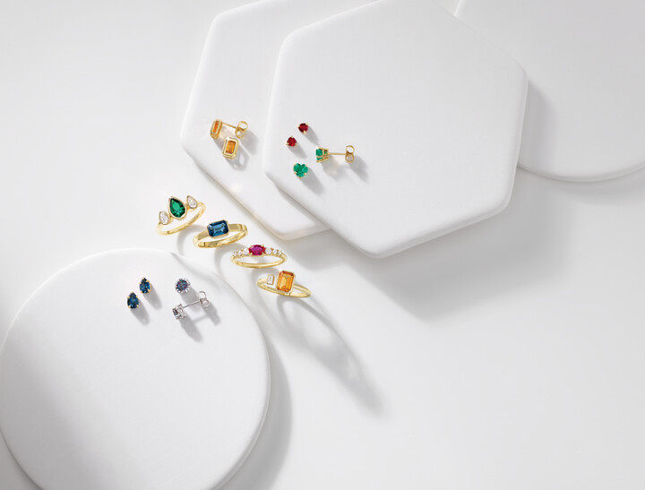 Different types of gemstone rings