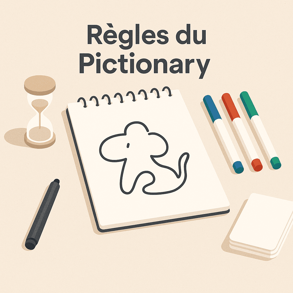 Règles du Pictionary : le guide clair (sans disputes)