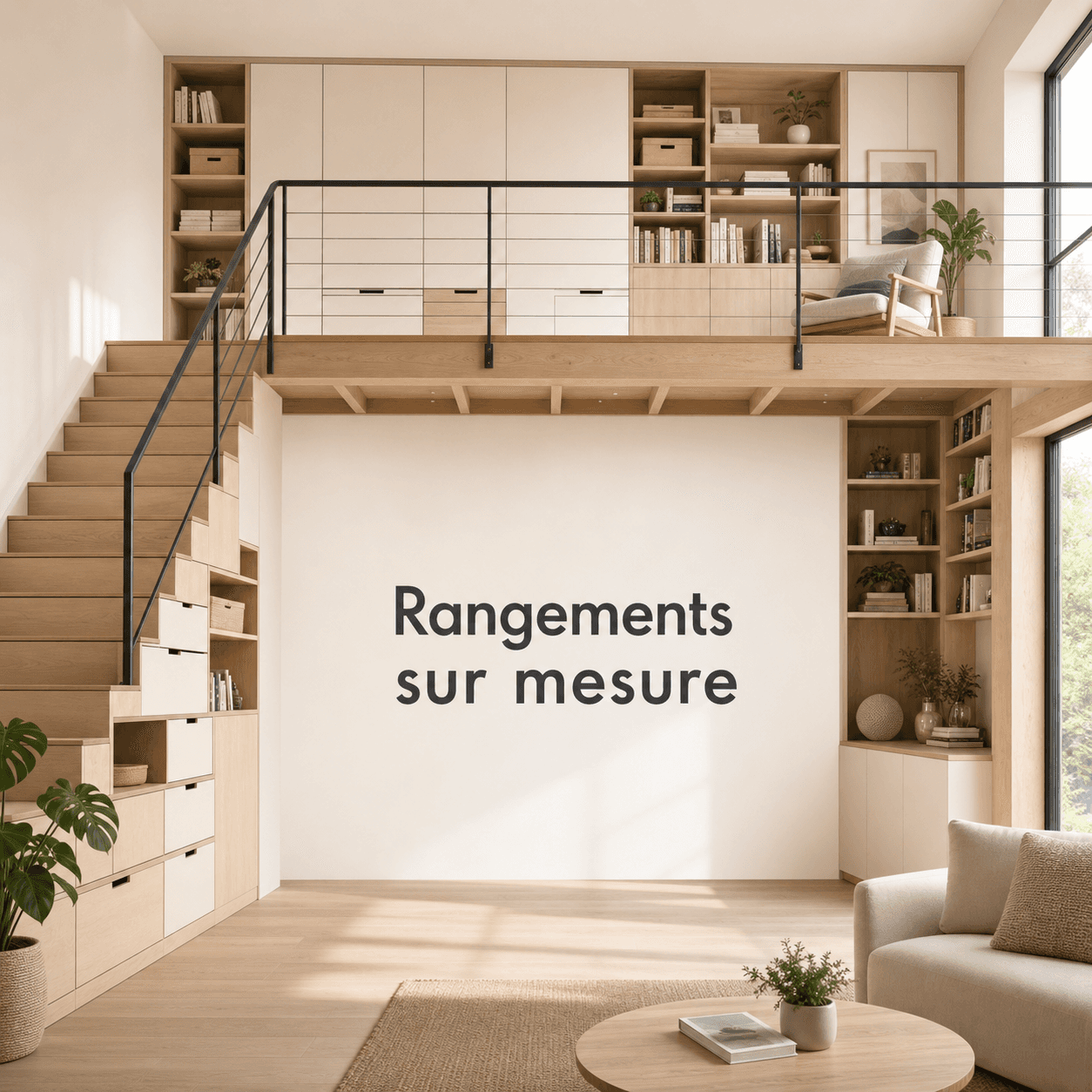 Quels rangements sur mesure choisir pour une mezzanine ?