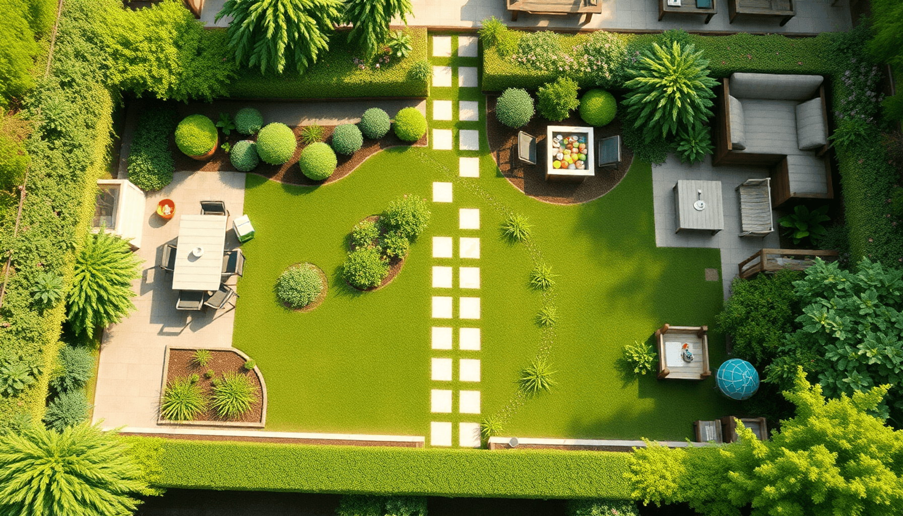 Comment aménager un jardin rectangulaire ? Image de l’article