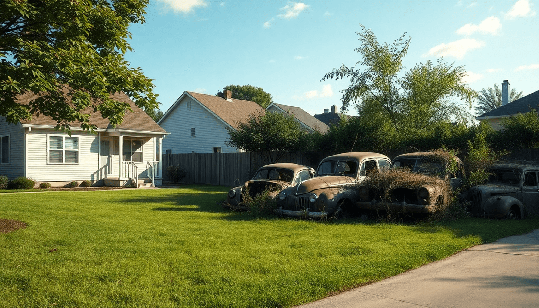 Mon voisin peut-il conserver des épaves de voitures sur son terrain ? Image de l’article