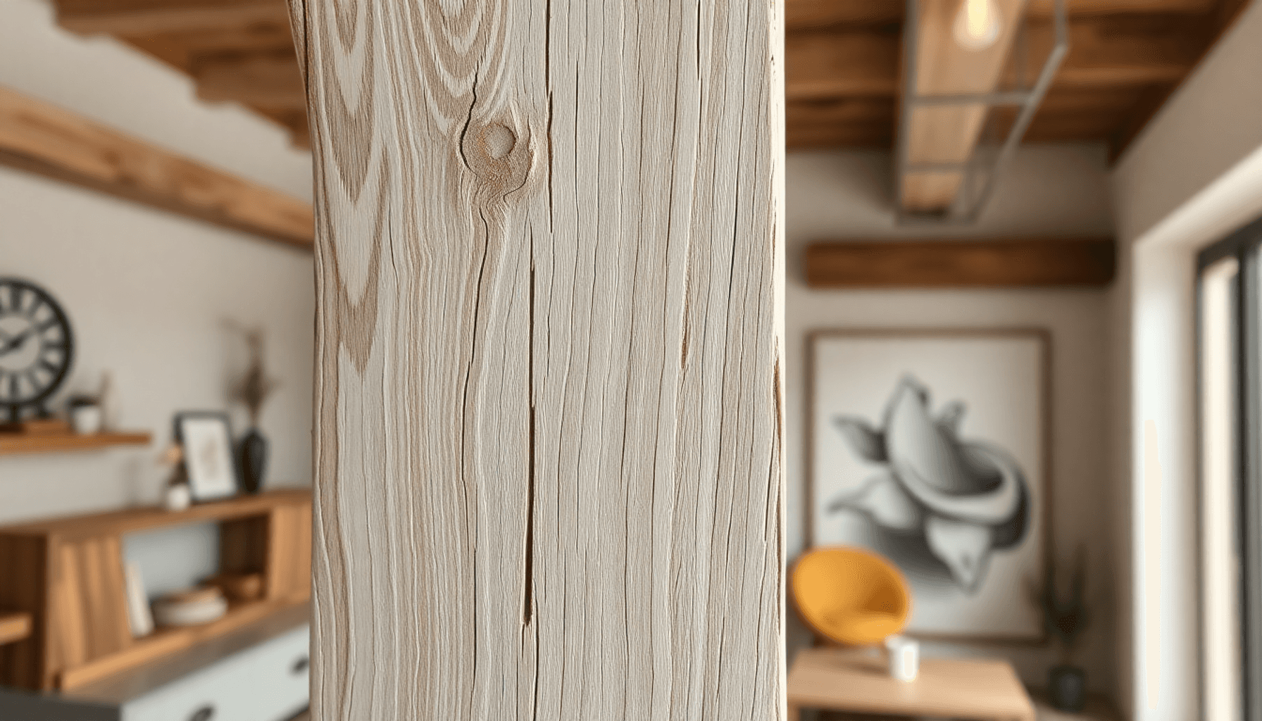 Comment Peindre une Poutre en Blanc Ceruse en 5 Étapes Faciles Image de l’article