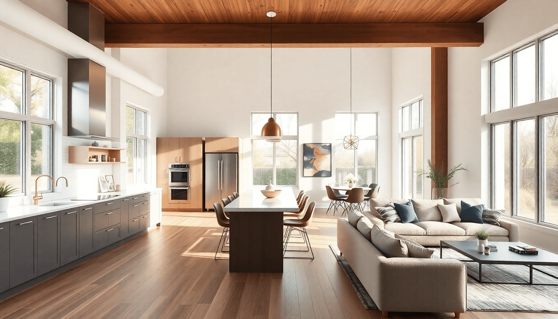 Cuisine ouverte sur salon : 22 idées d’aménagement Image de l’article