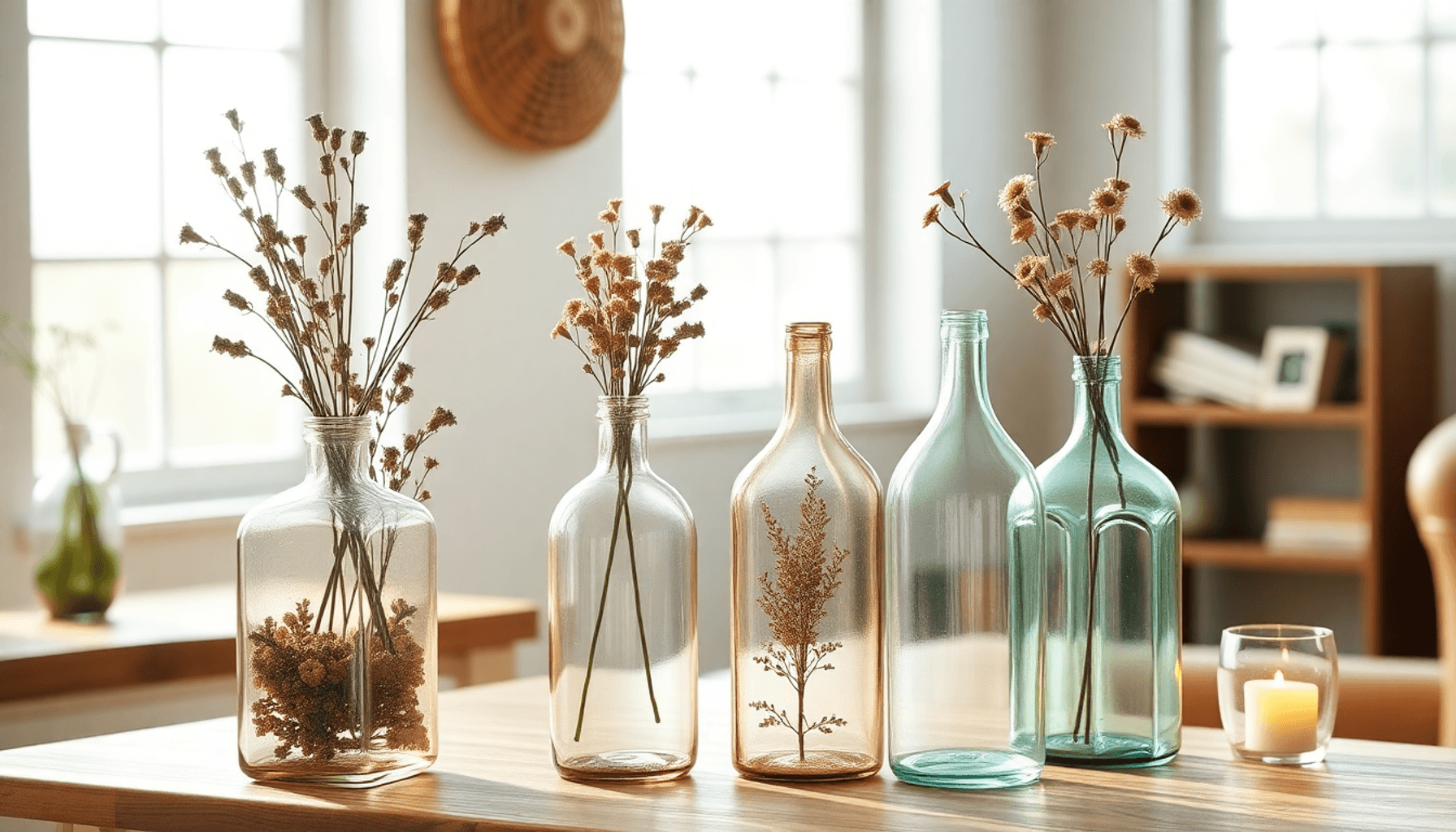 10 idées déco avec des dames jeannes pour sublimer votre intérieur Image de l’article