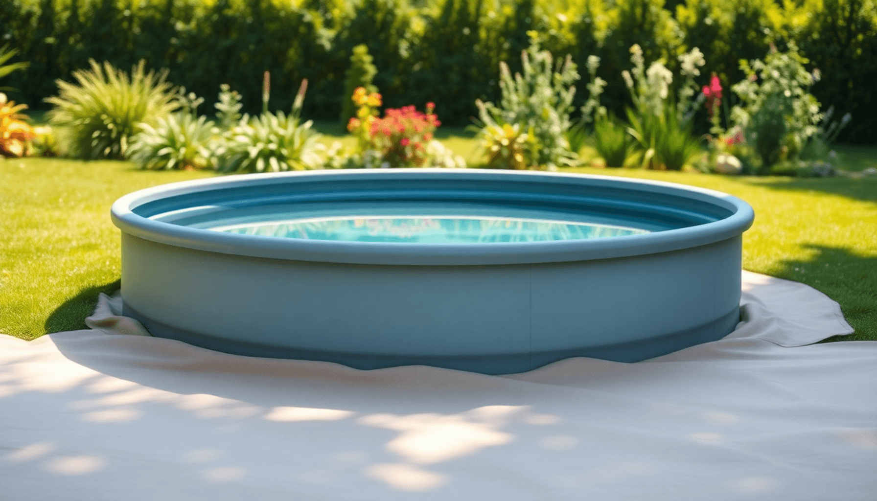 Que mettre sous une piscine hors-sol ? Image de l’article