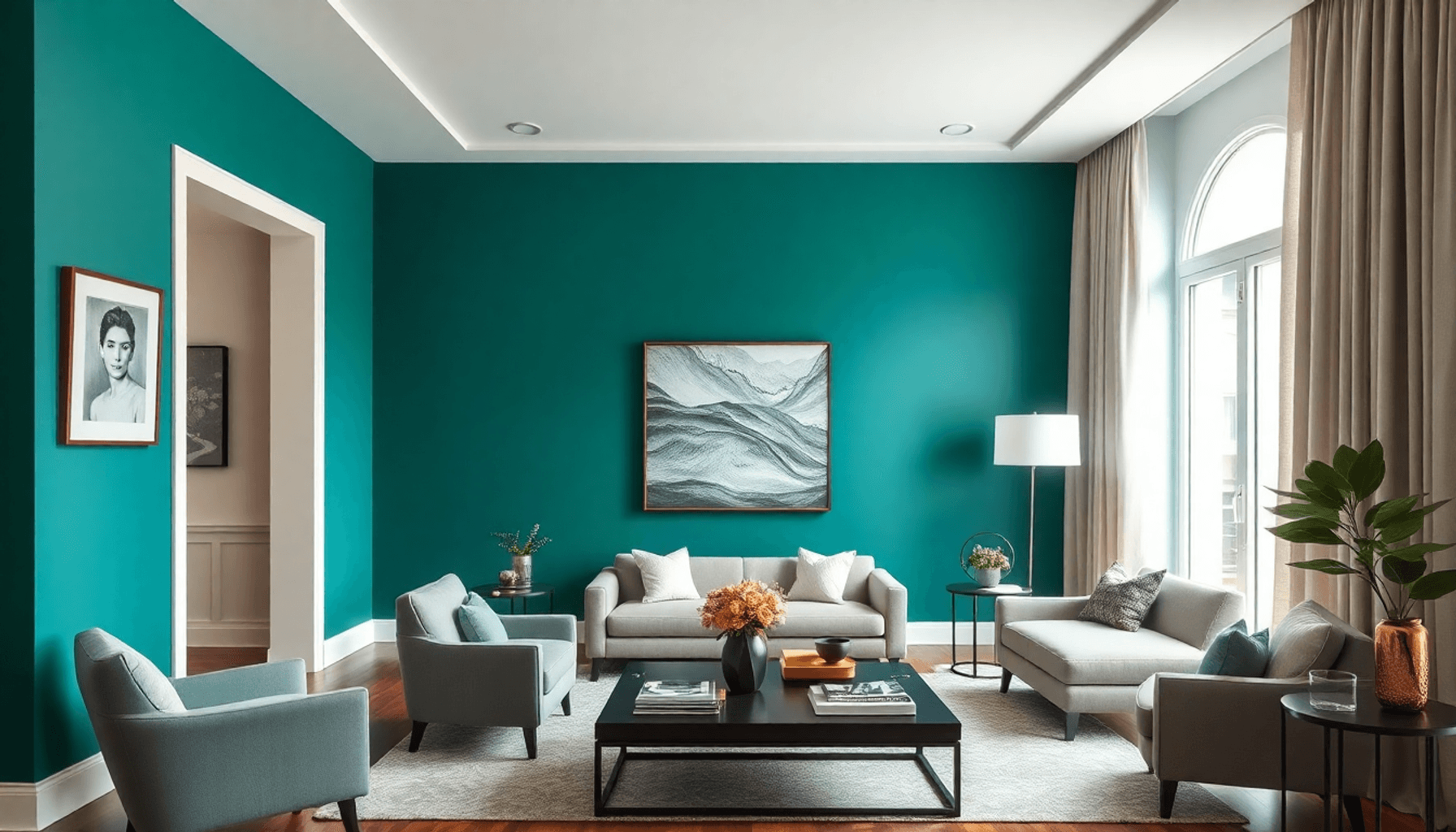 Mur vert canard : 20 idées pour trouver l’inspiration Image de l’article