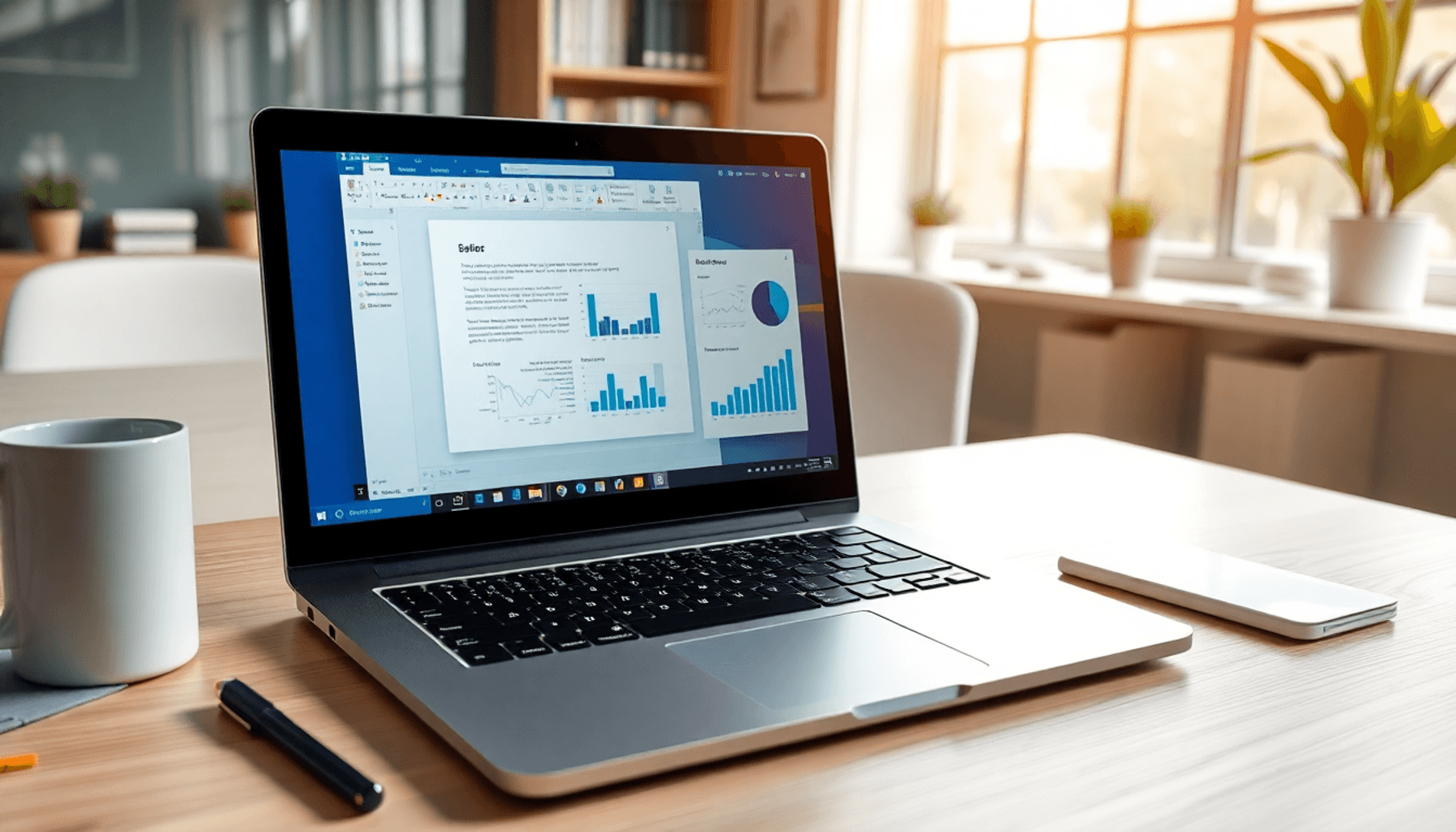 Pakiet Office 2019 Professional plus zawiera aplikacje: Word, Excel, PowerPoint, OneNote, Outlook, Access, Publisher