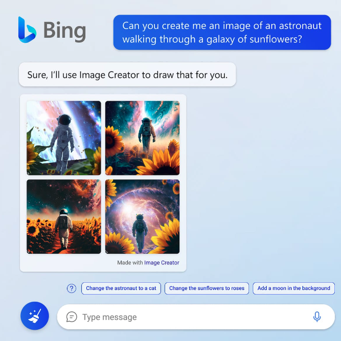 Microsoft Bing AI as a Chatgpt alternative for research with real time search