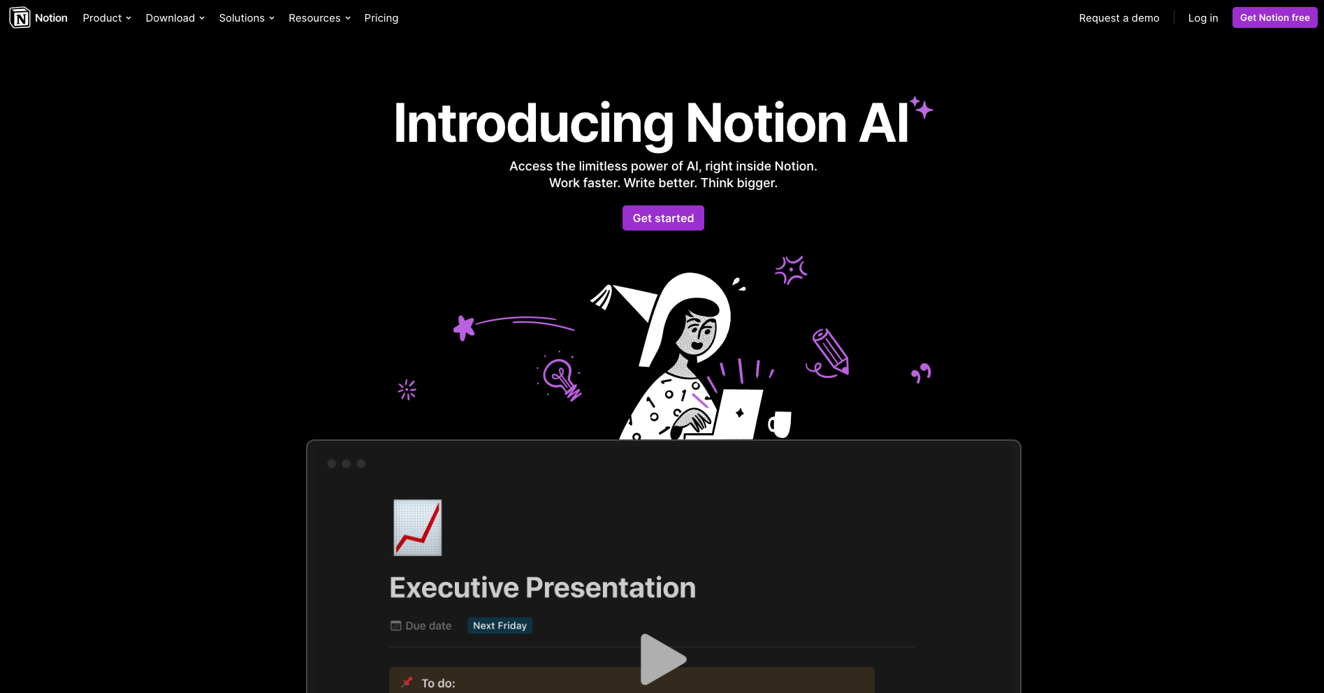 Notion AI User Interface