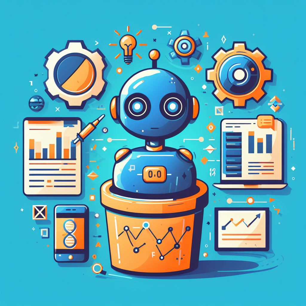 An Infographic on AI Tools for online marketing operations