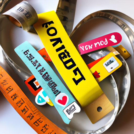 "A variety of social media icons with a tailor's tape measure wrapped around them, symbolizing the customization of blog posts for different platforms."